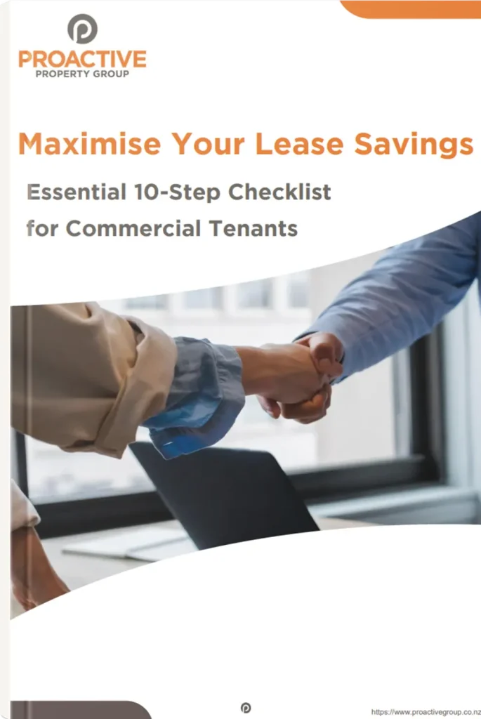 Free 10-step commercial lease negotiation checklist from Proactive Property Group